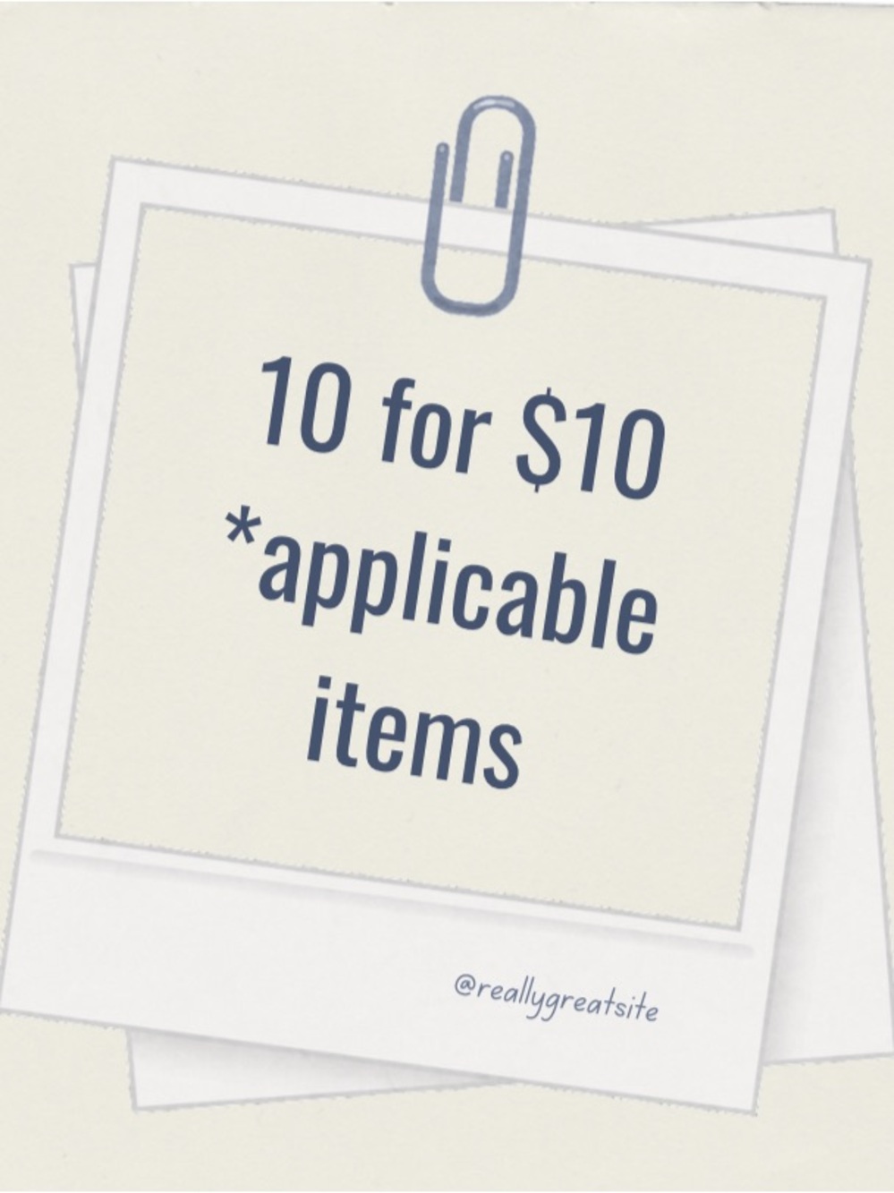 10 for $10 is Back! 🎉